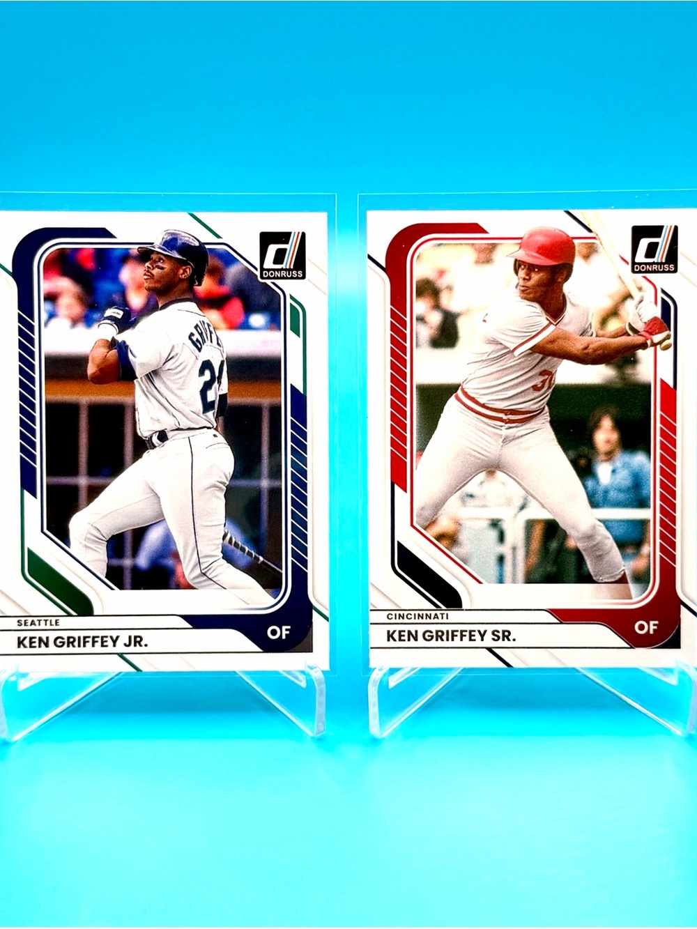 🔥Ken Griffey Sr & Ken Griffey Jr Lot! 🔥2026 Donruss Inserts! 😮